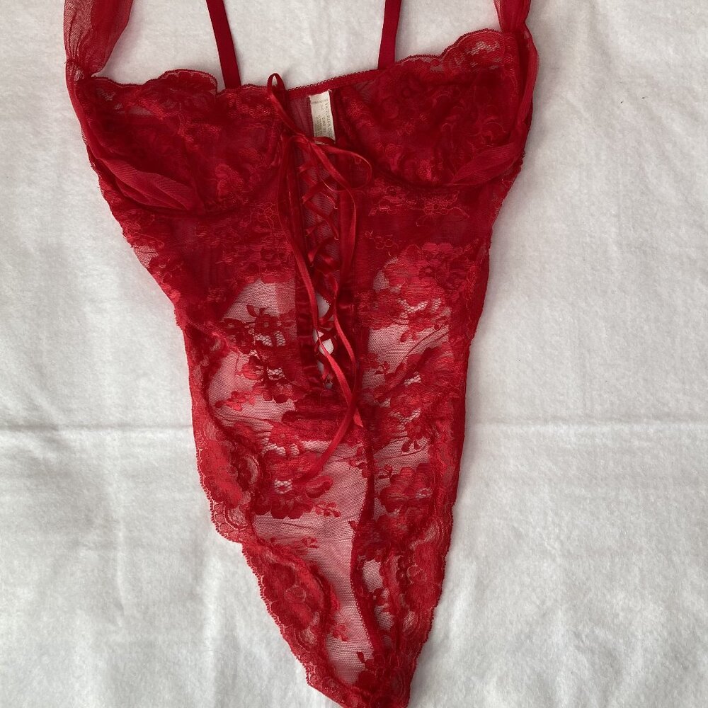 Victoria's Secret Bright Red Baby Doll